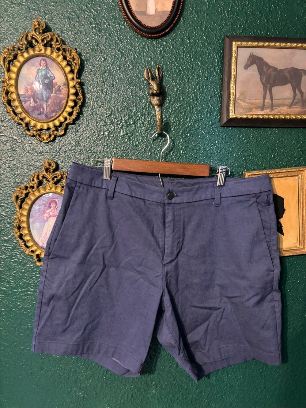 Lululemon Blue Chino 7” Shorts Size 36